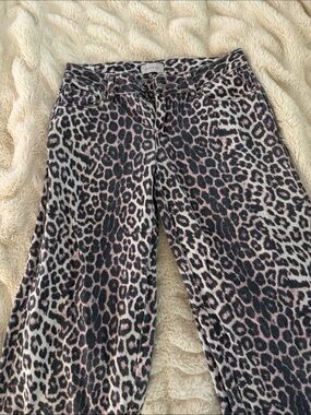 PacSun Leopard Flare Jeans